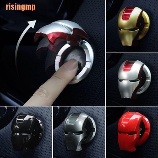Risingmp¥~Botón de arranque de un botón decorativo para automóvil/dispositivo de ignición/stickers protectores