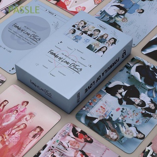 PASSLE 54pcs/set Korean Popular TWICE Small Card O+T=<3 Photocards Photo Poster Collection DIY Total Lomo Card 2022 Album LOMO Card/Multicolor