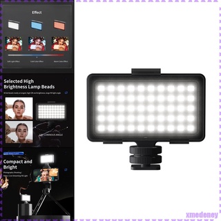 Porttil a todo color regulable con luz LED Vlog para uso profesional y