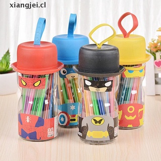 【xiangjei】 READY STOCK 36 Colors Drawing Art Set Painting Pen Colour Pencils Crayon CL