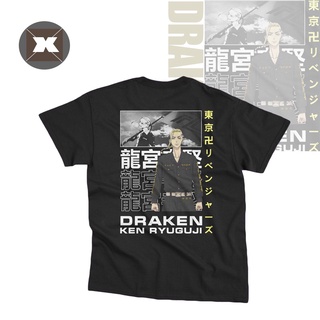 Anime Tokyo Revengers camiseta Casual de manga corta Tops Draken Ken Ryuguji Mikey camiseta suelta