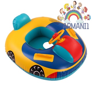 Armanil de dibujos animados coches asiento PVC anillo de natación bebé niño inflable piscina flotador