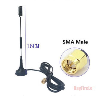 Kayfirele 12 dbi 433Mhz antena de media onda Dipole antena SMA macho con base magnética
