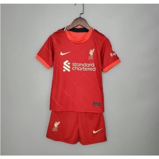 Jersey/camisa de fútbol 21/22 Liverpool Home Kids Kits de fútbol Jersey