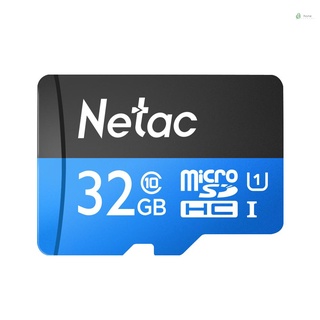 Tarjeta de memoria Flash Netac P500 clase 10 32G Micro SDHC TF almacenamiento de datos UHS-1 de alta velocidad hasta 80 mb/s