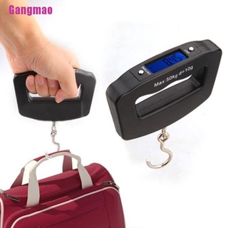 [Gangmao] Pocket 50kg/10g LCD Digital Fishing Hanging Electronic Scale Hook Weight Luggage