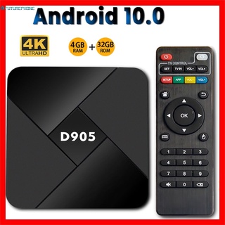Nuevo D905 Smart TV Box Android 4GB 32GB Wifi G 4K Amlogic S905 Youtube Android TV Box Set top Box Media player mejor caja Digital para canales FTP