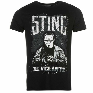Wwe Legends Sting The Vigilante camiseta Causal algodón manga corta camisetas negro