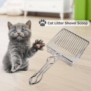 Tostart - cuchara de arena para gatitos, pala de acero, herramienta limpia para mascotas, gato, suministros (4)