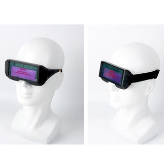 gafas de soldadura auto oscurecimiento gafas de energía solar soldador ojos gafas con anti-ultravioleta, radiación infrarroja, anti-deslumbramiento, gafas de soldadura casco