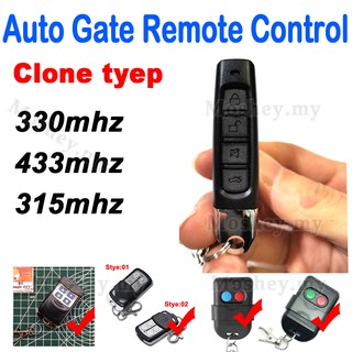 Clon Control remoto copia controlador 315MHZ/330MHZ/433MHZ transmisor inalámbrico interruptor de 4 botones coche antirrobo llave de bloqueo