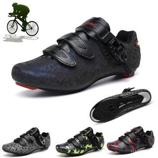 2021 moda bicicleta de carretera profesional zapatos de ciclismo MTB Spin zapatos de bicicleta para hombre y mujer con encaje rápido autobloqueo Compatible SPD Cleats bicicleta zapatos G1tD