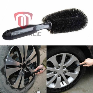 1 pza cepillo De limpieza De rueda De coche herramienta De lavado De neumáticos De aleación Cerdas suaves limpiador De coche cuidado De coche