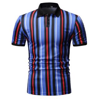 Nueva moda hombres Polo camisas de manga corta negocios Casual camiseta verano fresco Polo