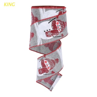 king diy arco de navidad manualidades cintas suministros cinta de navidad para regalo (1)