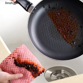 [linshgjku] toalla limpiadora de aceite antiadherente no alineable ahorcado de lana de coral de doble cara [caliente] (5)