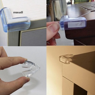 maudl 4pcs Clear Table Desk Corner Edge Guard Cushion Baby Safety Bumper Protector1s .