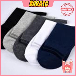 2 pares/juego calcetines de algodón de color sólido para hombre/negocios cómodos