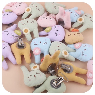 MUT Non-toxic Baby Pacifier Clip Cute Rabbit Shaped Christmas Shower Gift for Girls (8)