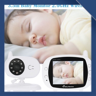 nuevos artículos 3.5 pulgadas inalámbrico video bebé monitor de alta resolución bebé niñera cámara de seguridad visión nocturna monitoreo de temperatura