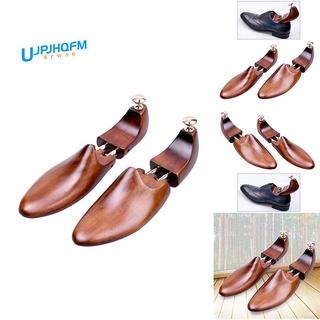 1 par de zapatos vintage árbol de pino madera zapatos camilla, madera ajustable hombres mujeres -tamaño 41-42