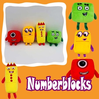 Numberblocks juguetes de peluche bloques educativos de peluche muñeca niños
