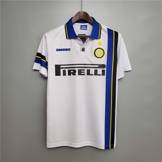 Jersey/Camisa De fútbol Inter Milan 1997/1998 visitante De la mejor calidad tailandesa