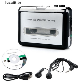 (Luiithot) portátil USB Cassette cinta a MP3 convertidor de captura HiFi Audio reproductor de música [lucaiit]