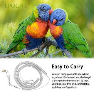 EPOCH1 Portable Bird Training Leash Flexible Parrot Harness Training Rope Ultra-light With Leg Ring Outdoor Anti-bite Plastic For|Pet Supplies