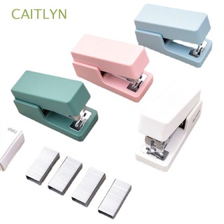 CAITLYN multifunción con grapas 24/6 26/6 grapadora de papel engrapadora|accesorios de oficina portátil Mini grapadora de moda suministros de encuadernación de mano