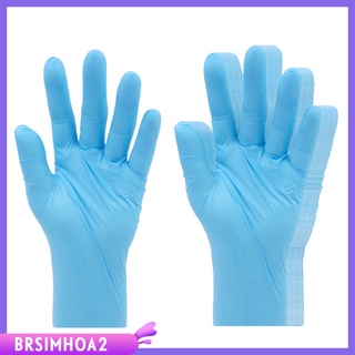 [BRSIMHOA2] 50 pares universales fuertes guantes de nitrilo desechables guantes suaves jardinería belleza tinte protector para el hogar