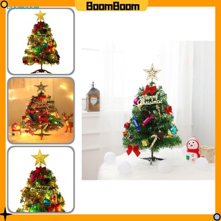 Boomboom colorido Artificial pino de navidad decoración de mesa Mini pino de navidad fácil de mantener