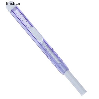 [linshan] 2pcs Mechanical pen shape retractable eraser stationery school supplies [HOT] (4)