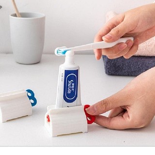 Exprimidor antideslizante ABS para comestibles, dispensador de pasta de dientes