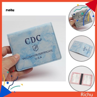 Richu* 4 Colors Card Protective Case Folding Card Case Card Supplies Fine Workmanship for Home