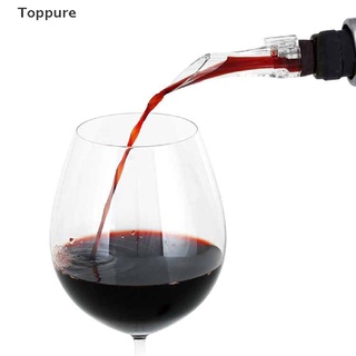 [toppure] vertedor de vino portátil aireador acrílico vertedor decantador aireador de vino vertedor vertedor.
