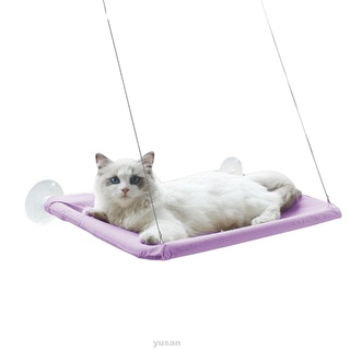 Desmontable Oxford accesorios de tela Durable colgante resistente descanso con ventosas gato hamaca