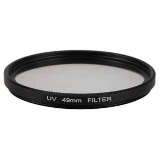 cámara digital 49mm multi recubierto protector de lente filtro negro (3)