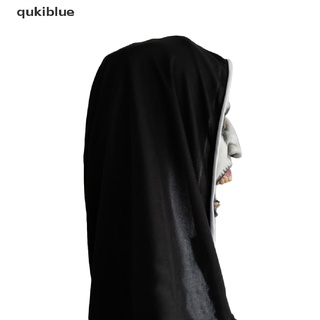 Qukiblue The Horror Scary Nun Latex Mask w/Headscarf Valak Cosplay for Halloween Costume CL
