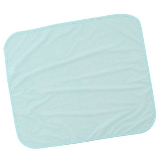 niños grande impermeable almohadilla de cama super absorbente protector hoja azul 50x60cm