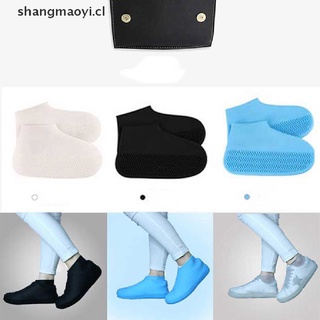 SHANG Reusable WaterProof Shoe Cover Unisex Shoes Protector Anti-slip Rain Boot Cover CL