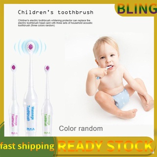 ✨ ✨Juego de 3 cepillos de dientes eléctricos para niños, higiene Oral, cepillo de dientes