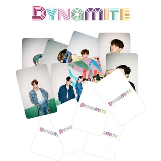 8 unids/set kpop bts dynamite photocard hd tarjetas coleccionables (1)