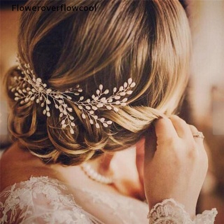 fccl de lujo vintage novia accesorios de pelo hecho a mano perla boda joyería peine caliente