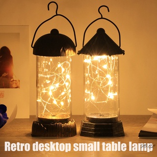 europeo retro luz escritorio pequeña mesa hermoso filamento pequeño araña decoración de dormitorio