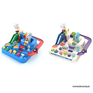 rom: desarrollo de habilidades juguete playset niños coche aventura juguetes ciudad rescate preescolar juguete educativo coche pista playsets (1)