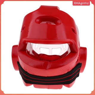 Taekwondo Helmet Boxing Karate Head Guard Gear Face Protector Mask