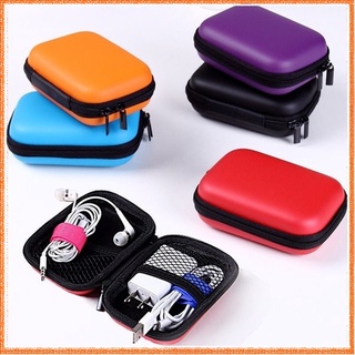 bolsa de almacenamiento para auriculares de bolsillo para auriculares bolsa de almacenamiento cargador de soporte duro