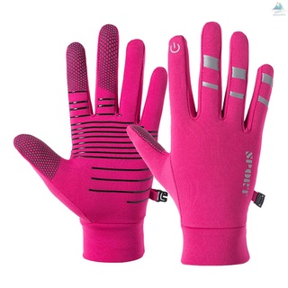 guantes para montar al aire libre para hombres mujeres/guantes de invierno cálidos/pantalla táctil/guantes deportivos a prueba de viento/tiempo frío