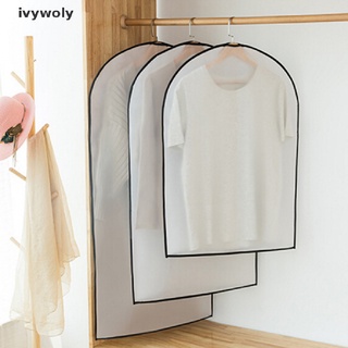 ivywoly tela colgante armario bolsa de almacenamiento vestido ropa traje abrigo cubierta de polvo protector cl (2)